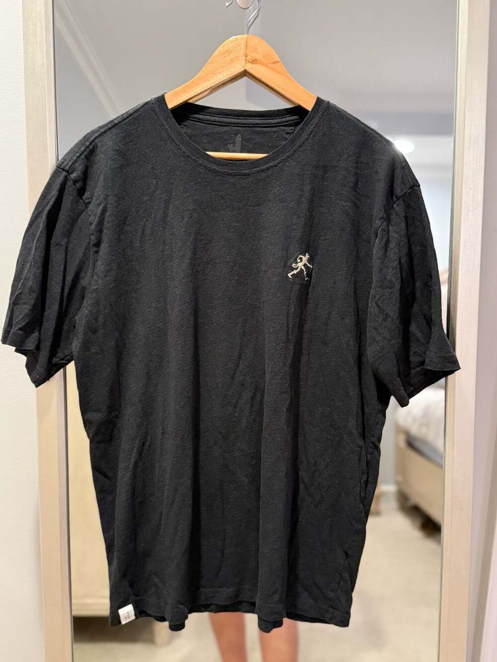 Johnnie-O Embroidered Logo Short Sleeve T-Shirt Black Size L